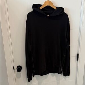 Kuwallatee Men's Black Hoodie Sweater size medium